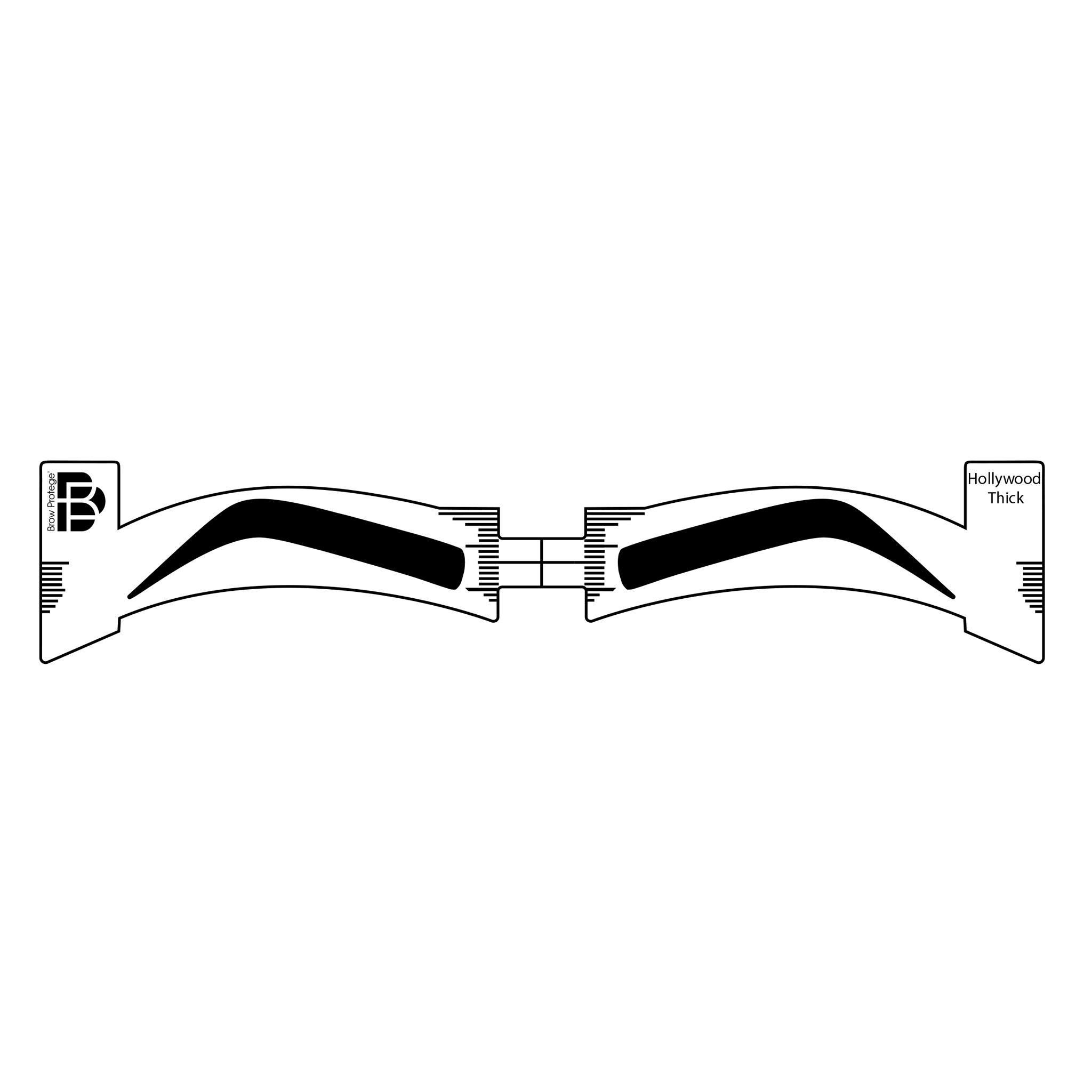Brow PROtege' Eyebrow Stencils For The Professional [product_price] Real Eyez Beauty